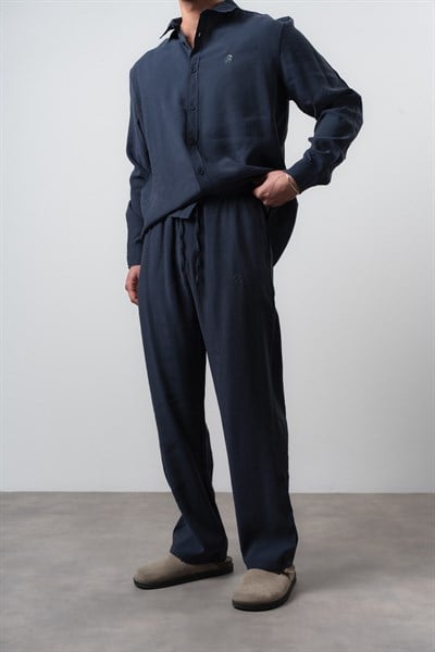 Erkek RS Modal Baggy Pantolon Lacivert