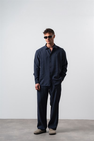 Erkek RS Modal Baggy Pantolon Lacivert