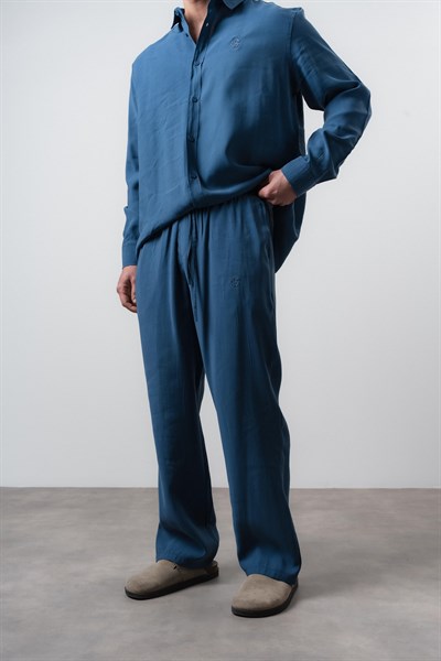 Erkek RS Modal Baggy Pantolon Petrol