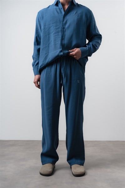 Erkek RS Modal Baggy Pantolon Petrol
