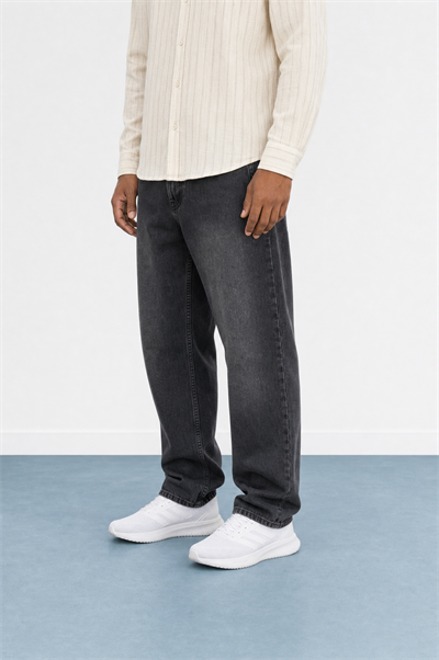 Erkek Washed Baggy Pantolon Antrasit