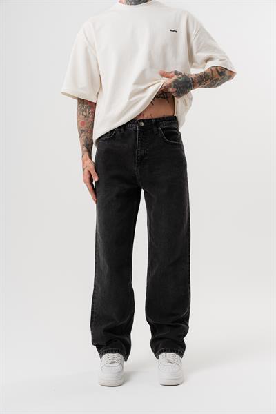 Erkek Washed Baggy Pantolon Antrasit