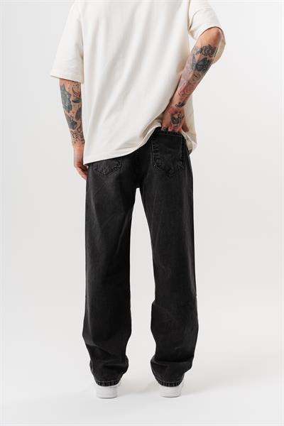 Erkek Washed Baggy Pantolon Antrasit