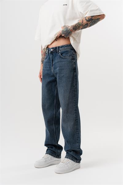 Erkek Washed Baggy Pantolon Tint Açık Mavi