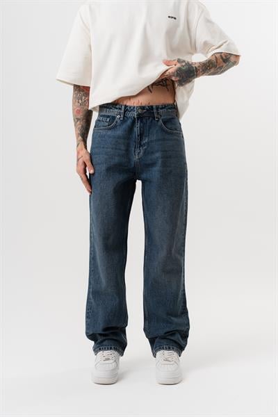 Erkek Washed Baggy Pantolon Tint Açık Mavi