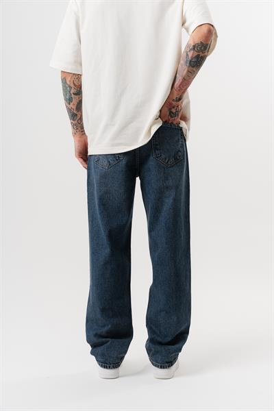 Erkek Washed Baggy Pantolon Tint Açık Mavi