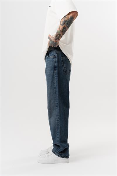 Erkek Washed Baggy Pantolon Tint Açık Mavi