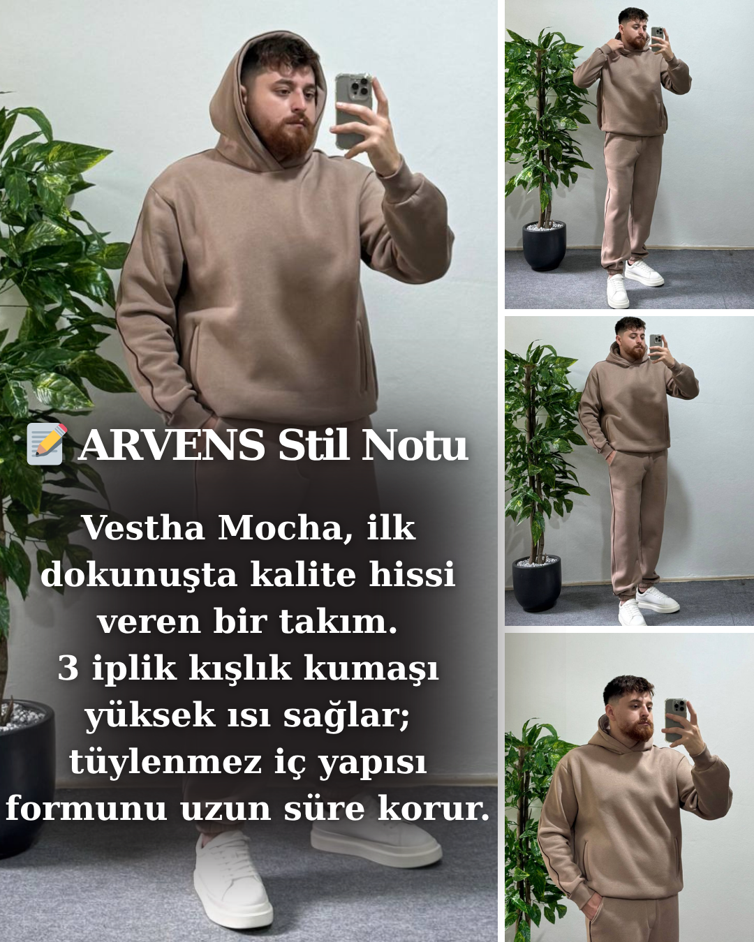 Kış ve Vestha Mocha Takım