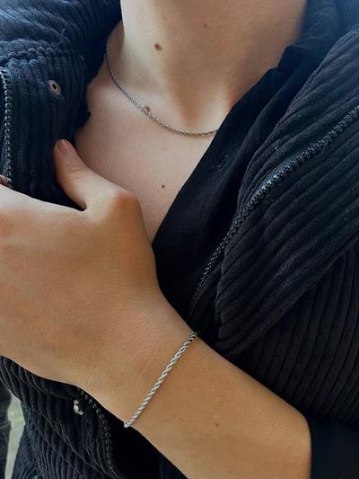 Auger Bracelet Necklace Set