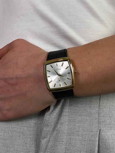 Aura White Leather Cord Vintage Wristhwatch VV