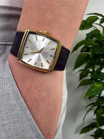Aura White Leather Cord Vintage Wristhwatch VV