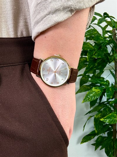 Bellon Vintage Leather Cord Wisthwatch