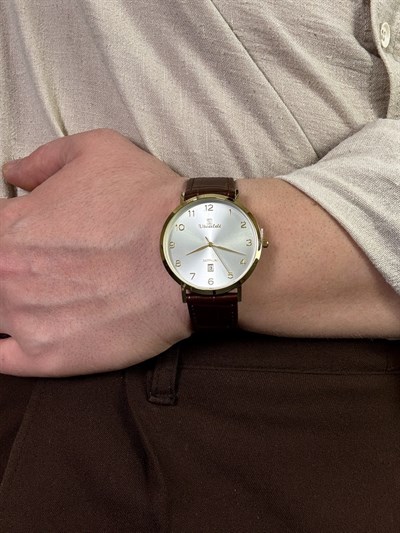 Bellon Vintage Leather Cord Wisthwatch