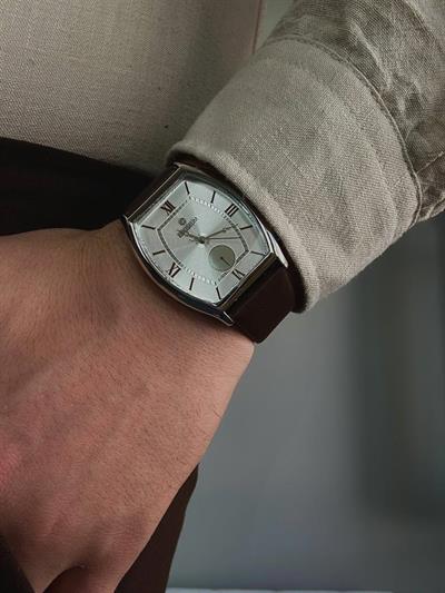 C.S Dark Brown Cord Vintage Wristhwatch