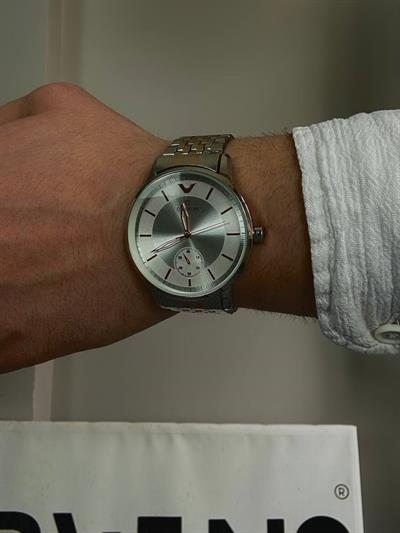 C.S White Silver Vintage Wristhwatch