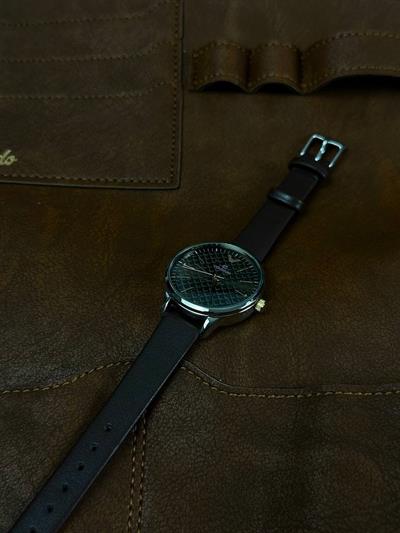 C.S Women Brown Cord Vintage Wristhwatch