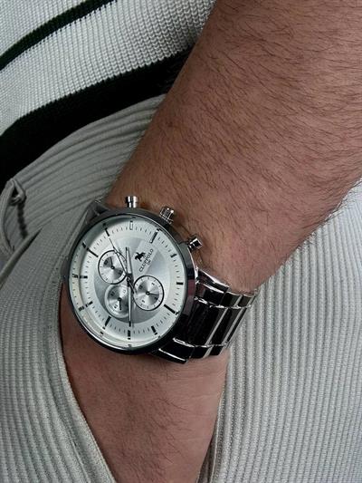 C.H White Screen Vintage Wristhwatch