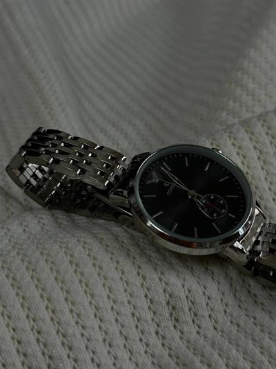 C.S Woman Silver Cord Vintage Wristhwatch