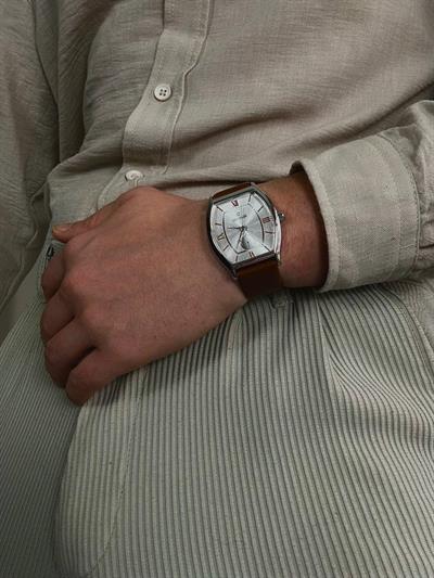 C.S Brown Cord Vintage Wristhwatch