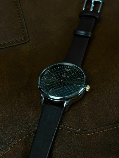 C.S Women Brown Cord Vintage Wristhwatch