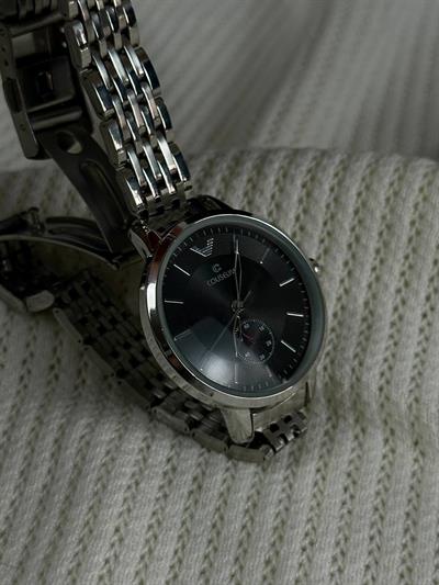 C.S Woman Silver Cord Vintage Wristhwatch