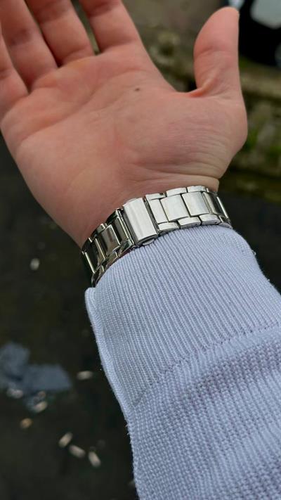 C.P Silver Cord Old Money Wristhwatch