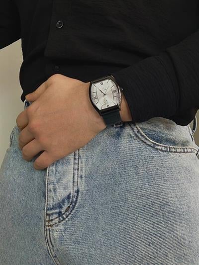 C.S Black Cord Vintage Wristhwatch