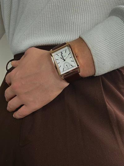 C.S Light Brown Cord Vintage Wristhwatch