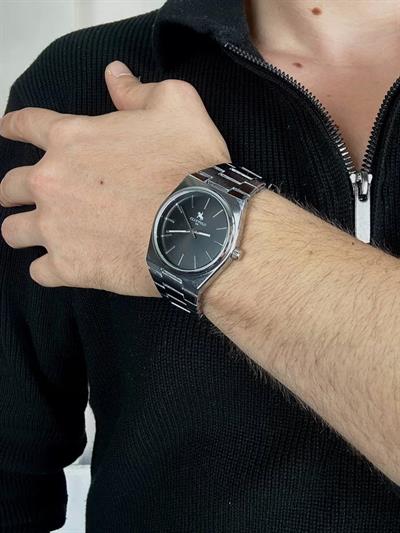 C.P Grey Cord Vintage Wristhwatch
