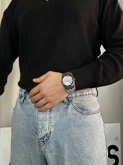 Choppers Hexagonal Steel Case Wristwatch