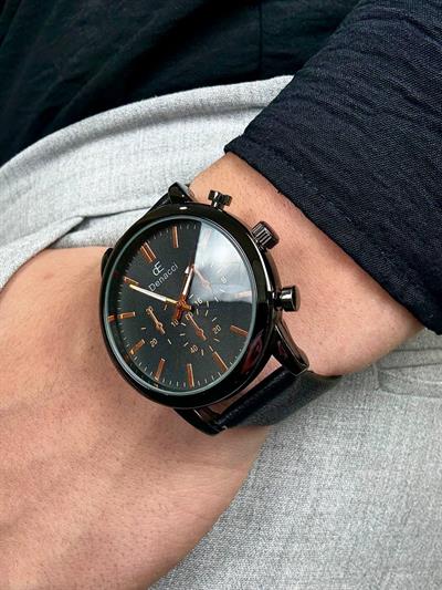Denacci Black Cord Old Money Wristhwatch