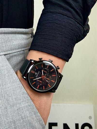 Denacci Black Cord Old Money Wristhwatch