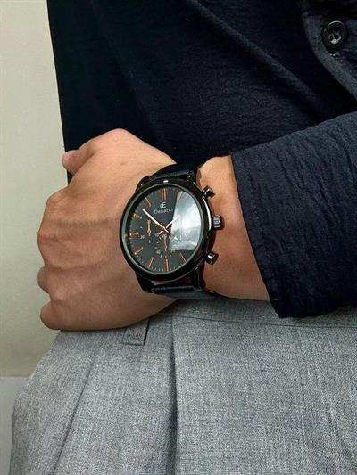 Denacci Black Cord Old Money Wristhwatch