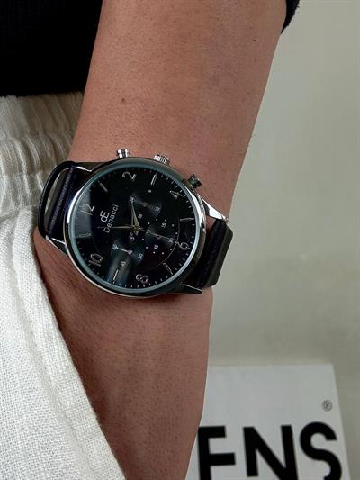 Denacci Black Cord Old Money Wristhwatch