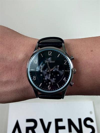 Denacci Black Cord Old Money Wristhwatch