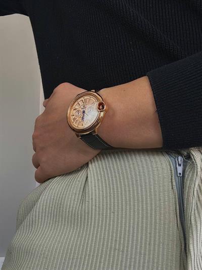 Denacci Black Cord Vintage Wristhwatch