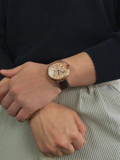 Denacci Black Cord Vintage Wristhwatch
