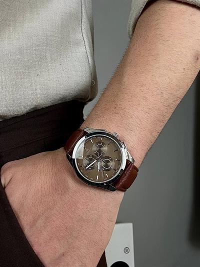 Denacci Brown Skin Cord Vintage Wristhwatch