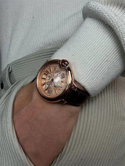 Denacci Vintage Brown Cord Wristhwatch
