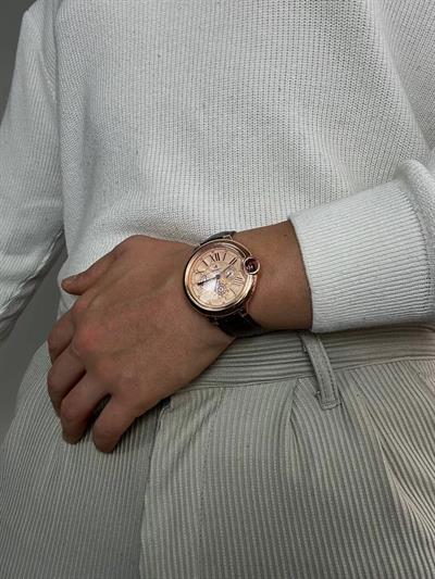 Denacci Vintage Brown Cord Wristhwatch