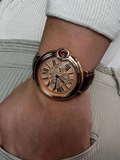 Denacci Vintage Brown Cord Wristhwatch