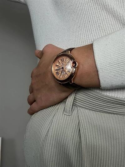 Denacci Vintage Brown Cord Wristhwatch