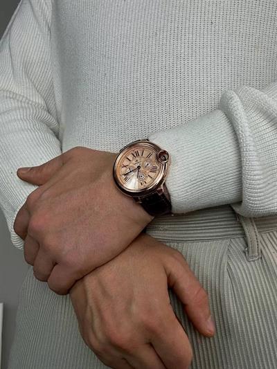 Denacci Vintage Brown Cord Wristhwatch