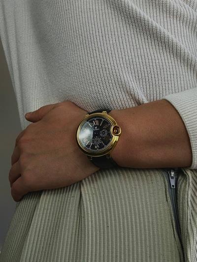 Denacci Vintage Mustard Screen Wristhwatch