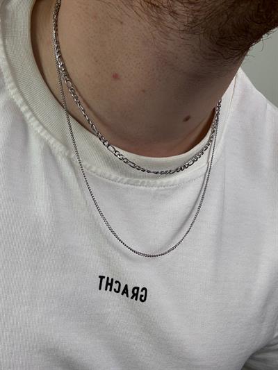 Double Figaro Chain Necklace
