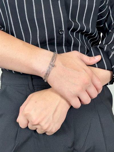 Double Long Chain Bracelet