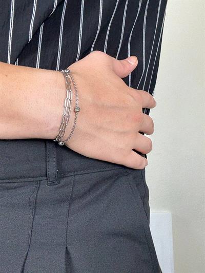 Double Long Chain Bracelet