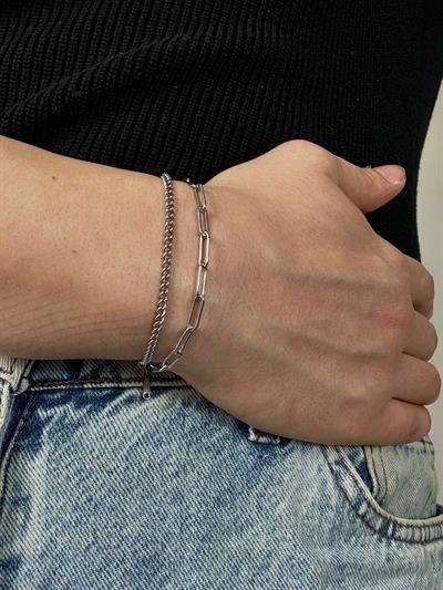 Double Long Chain Bracelet