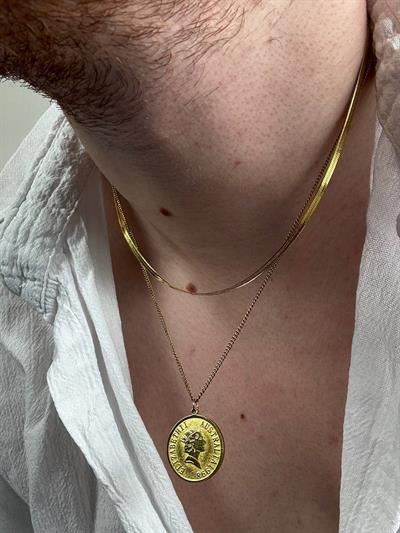 Elizabeth Gold Double Chain