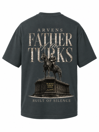 Father Of Turks Premıum Zümrüt Yeşili Oversize T-shırt